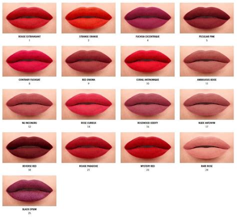 ysl red matte lipstick|ysl lipstick color chart.